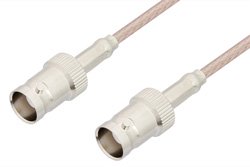 PE33451 - 75 Ohm BNC Female to 75 Ohm BNC Female Cable Using 75 Ohm RG179 Coax