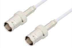 PE33456 - 75 Ohm BNC Female to 75 Ohm BNC Female Cable Using 75 Ohm RG187 Coax