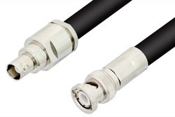 PE3360 - BNC Male to BNC Female Cable Using RG8 Coax