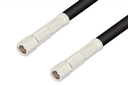 PE33641 - SMC Plug to SMC Plug Cable Using RG58 Coax