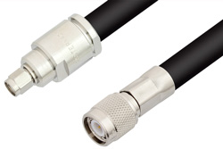 PE33673 - SMA Male to TNC Male Cable Using RG213 Coax
