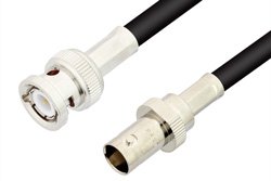 PE3368LF - BNC Male to BNC Female Cable Using 93 Ohm RG62 Coax
