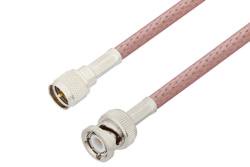 PE33930 - Mini UHF Male to BNC Male Cable Using RG142 Coax
