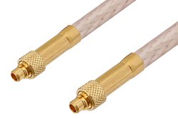 PE34240LF - MMCX Plug to MMCX Plug Cable Using RG316 Coax, RoHS