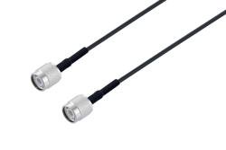 PE3425/HS - TNC Male to TNC Male Cable Using RG174 Coax with HeatShrink