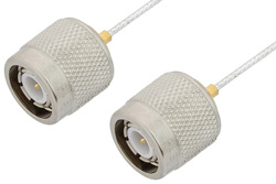 PE34280 - TNC Male to TNC Male Cable Using PE-SR047FL Coax