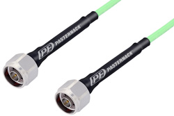  N Male to N Male Low Loss Test Cable 150 CM Length Using PE-P142LL Coax, RoHS