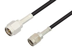 PE34331 - SMA Male to Reverse Polarity SMA Male Cable Using RG174 Coax