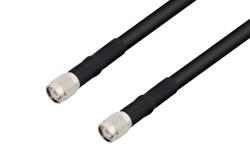 PE3435/HS - TNC Male to TNC Male Cable Using RG214 Coax with HeatShrink