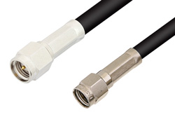 PE34398 - SMA Male to Reverse Polarity SMA Male Cable Using RG223 Coax