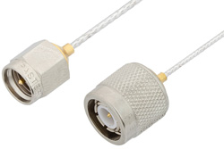 PE34412LF - SMA Male to TNC Male Cable Using PE-SR047FL Coax, RoHS