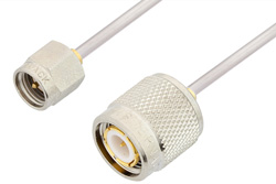 PE34414LF - SMA Male to TNC Male Cable Using PE-SR405AL Coax