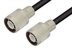 PE34441LF - SC Male to SC Male Cable Using 75 Ohm RG59 Coax, RoHS