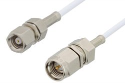 PE34450LF - SMA Male to SMC Plug Cable Using RG196 Coax, RoHS