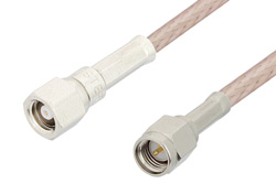 PE34456 - SMA Male to SMC Plug Cable Using RG316-DS Coax