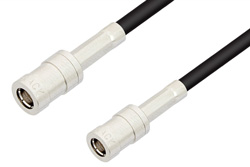 PE34488 - SMB Plug to SMB Plug Cable Using PE-B100 Coax