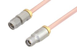 PE34578 - 3.5mm Male to 3.5mm Female Cable Using RG402 Coax