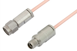 PE34582 - 3.5mm Male to 3.5mm Female Cable Using RG405 Coax