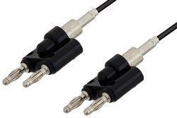 PE34595 - Banana Plug to Banana Plug Cable Using RG174 Coax