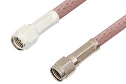 PE34614 - SMA Male to Reverse Polarity SMA Male Cable Using RG142 Coax