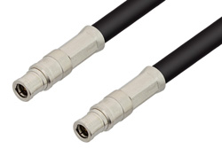 PE34681 - 75 Ohm Mini SMB Plug to 75 Ohm Mini SMB Plug Cable Using 75 Ohm RG59 Coax