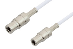 PE34685 - 75 Ohm Mini SMB Plug to 75 Ohm Mini SMB Plug Cable Using 75 Ohm RG187 Coax