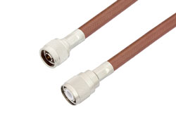 PE34717 - HN Male to N Male Cable Using RG393 Coax