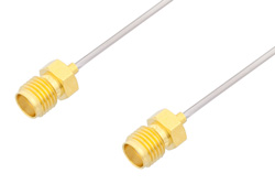 PE34835LF - SMA Female to SMA Female Cable Using PE-SR047AL Coax