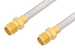PE34836LF - SMA Female to SMA Female Cable Using PE-SR402AL Coax