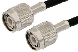 PE3504 - TNC Male to TNC Male Cable Using 53 Ohm RG55 Coax