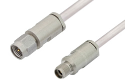 PE35121 - 3.5mm Male to 3.5mm Female Cable Using PE-SR402FL Coax