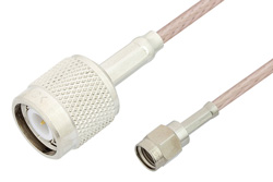 PE35226 - Reverse Polarity SMA Male to TNC Male Cable Using RG316 Coax