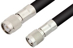 PE35232 - TNC Male to Reverse Polarity TNC Male Cable Using RG213 Coax