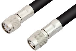 PE35234 - TNC Male to Reverse Polarity TNC Male Cable Using RG214 Coax