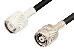 PE35236 - TNC Male to Reverse Polarity TNC Male Cable Using RG223 Coax