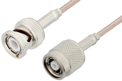 PE35237 - Reverse Polarity TNC Male to BNC Male Cable Using RG316 Coax