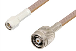 PE35246 - SMA Male to Reverse Polarity TNC Male Cable Using RG400 Coax
