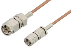 PE35363 - SMA Male to Reverse Thread SMA Male Cable Using RG178 Coax