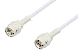 PE35365LF - Reverse Thread SMA Male to Reverse Thread SMA Male Cable Using RG188 Coax, RoHS