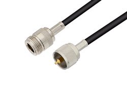 PE3537 - N Female to UHF Male Cable Using RG223 Coax