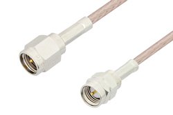 PE35375 - SMA Male to Reverse Thread SMA Male Cable Using RG316 Coax