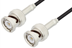 PE3538LF - BNC Male to BNC Male Cable Using RG174 Coax, RoHS