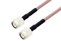 PE3544/HS - TNC Male to TNC Male Cable Using RG142 Coax with HeatShrink