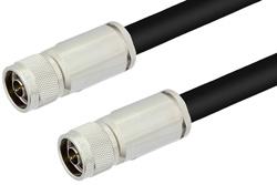 PE35522LF - N Male to N Male Cable Using PE-C500 Coax, LF Solder, RoHS