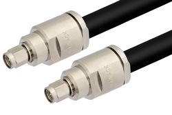 PE35571LF - SMA Male to SMA Male Cable Using RG213 Coax , LF Solder