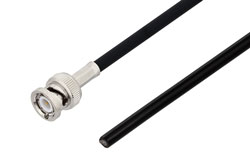 PE3560 - BNC Male to Straight Cut Lead Cable Using RG223 Coax