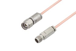 PE35654 - 2.4mm Male to 2.4mm Female Cable Using RG405 Coax