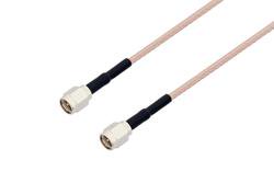PE3573/HS - SMA Male to SMA Male Cable Using RG316 Coax with HeatShrink