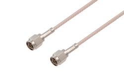 PE3573/LF - SMA Male to SMA Male Cable Using RG316 Coax, LF Solder