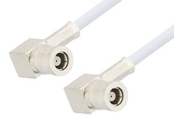 PE3589 - SMB Plug Right Angle to SMB Plug Right Angle Cable Using RG188 Coax